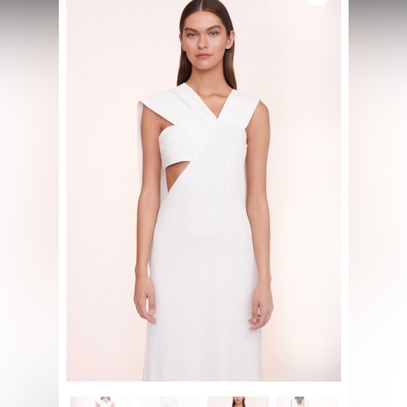 Staud - The Titanium Dress - NWT, White Maxi Dress - Picture 3 of 9